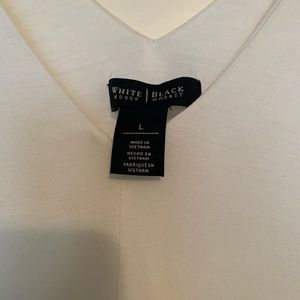 White house black market flutter sleeved top/shirt